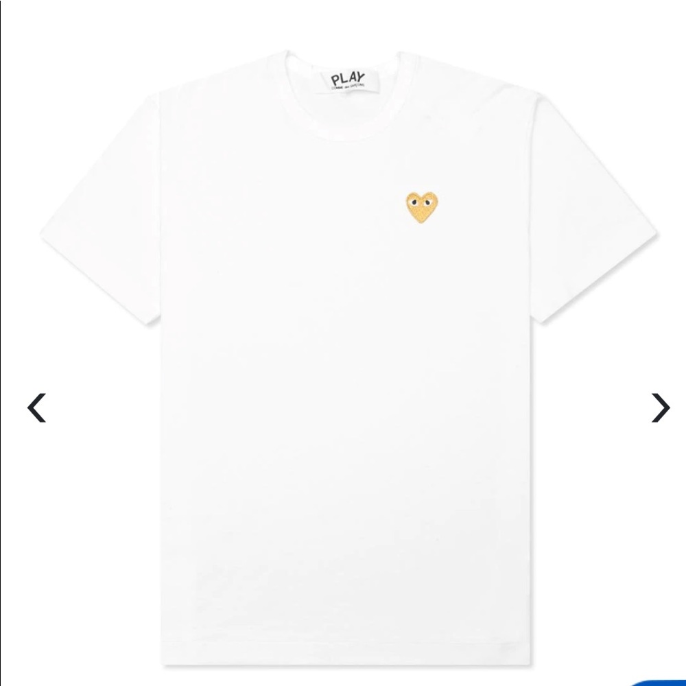 COMME des GARÇON Gold Heart T-Shirt